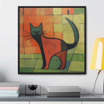 Cat 22, Gallery Canvas Wraps, Square Frame