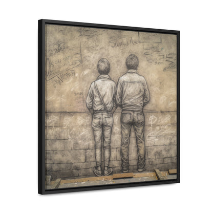 The Courage of Vulnerability 12, Valentinii, Gallery Canvas Wraps, Square Frame