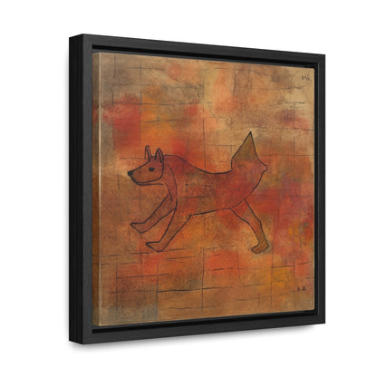 V Dog 2, Gallery Canvas Wraps, Square Frame