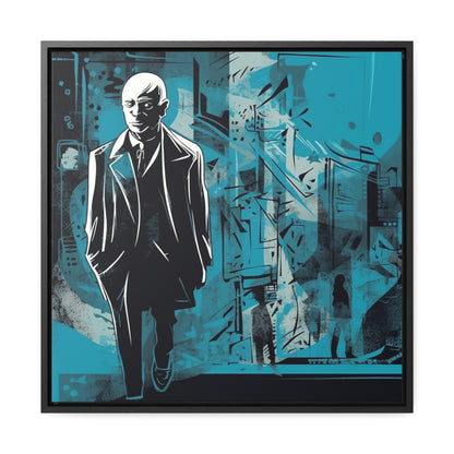 Sad Man 14, Valentinii, Gallery Canvas Wraps, Square Frame