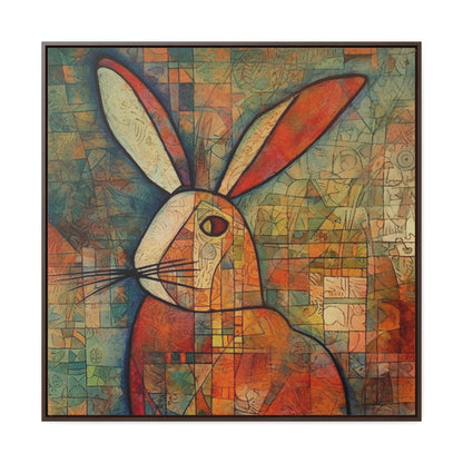 Rabbit 5, Gallery Canvas Wraps, Square Frame