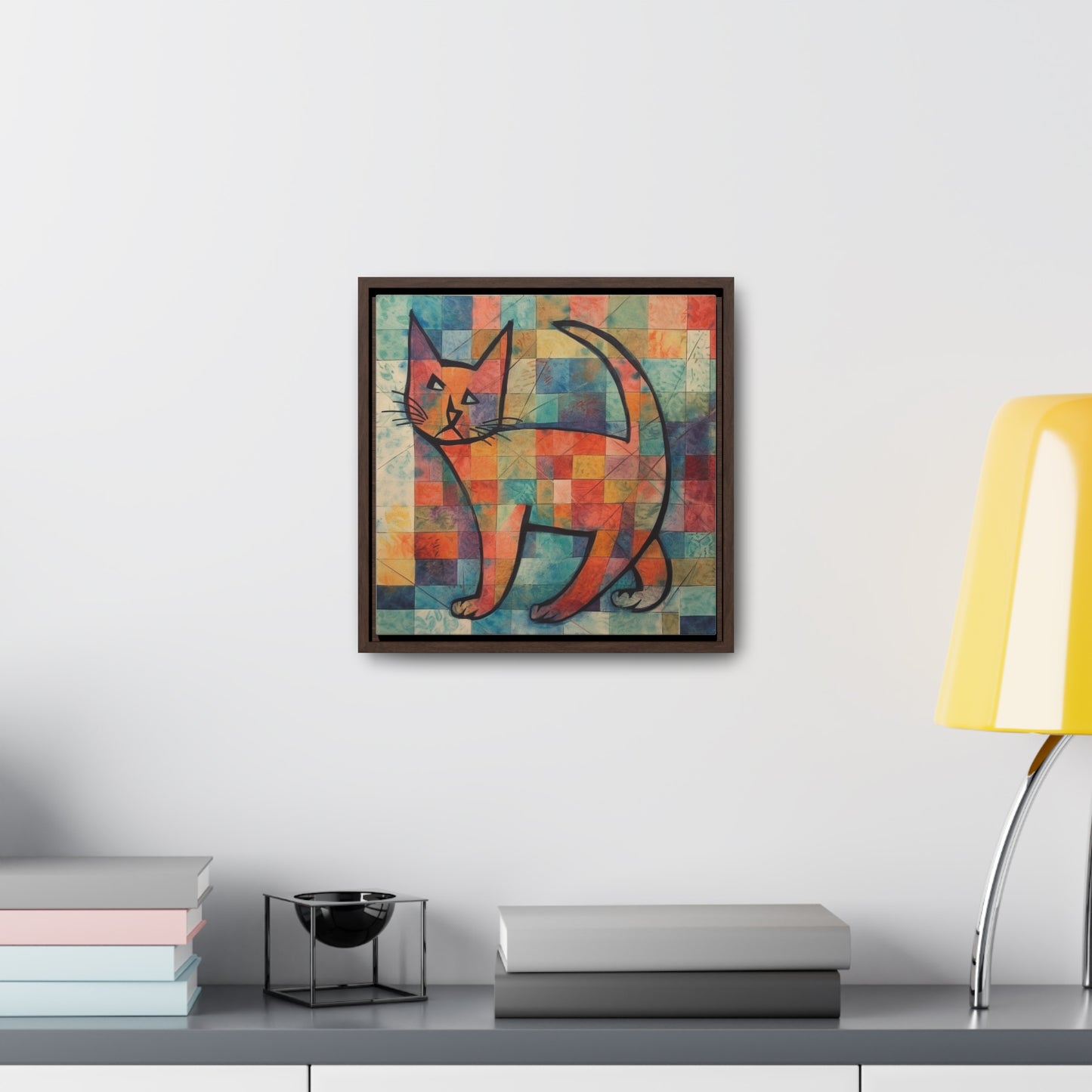 Cat 25, Gallery Canvas Wraps, Square Frame