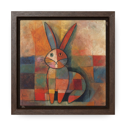 Rabbit 18, Gallery Canvas Wraps, Square Frame