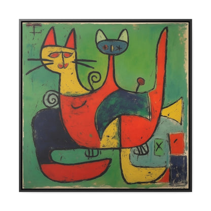 Cat 143, Gallery Canvas Wraps, Square Frame