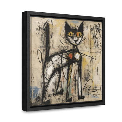 Cat 44, Gallery Canvas Wraps, Square Frame