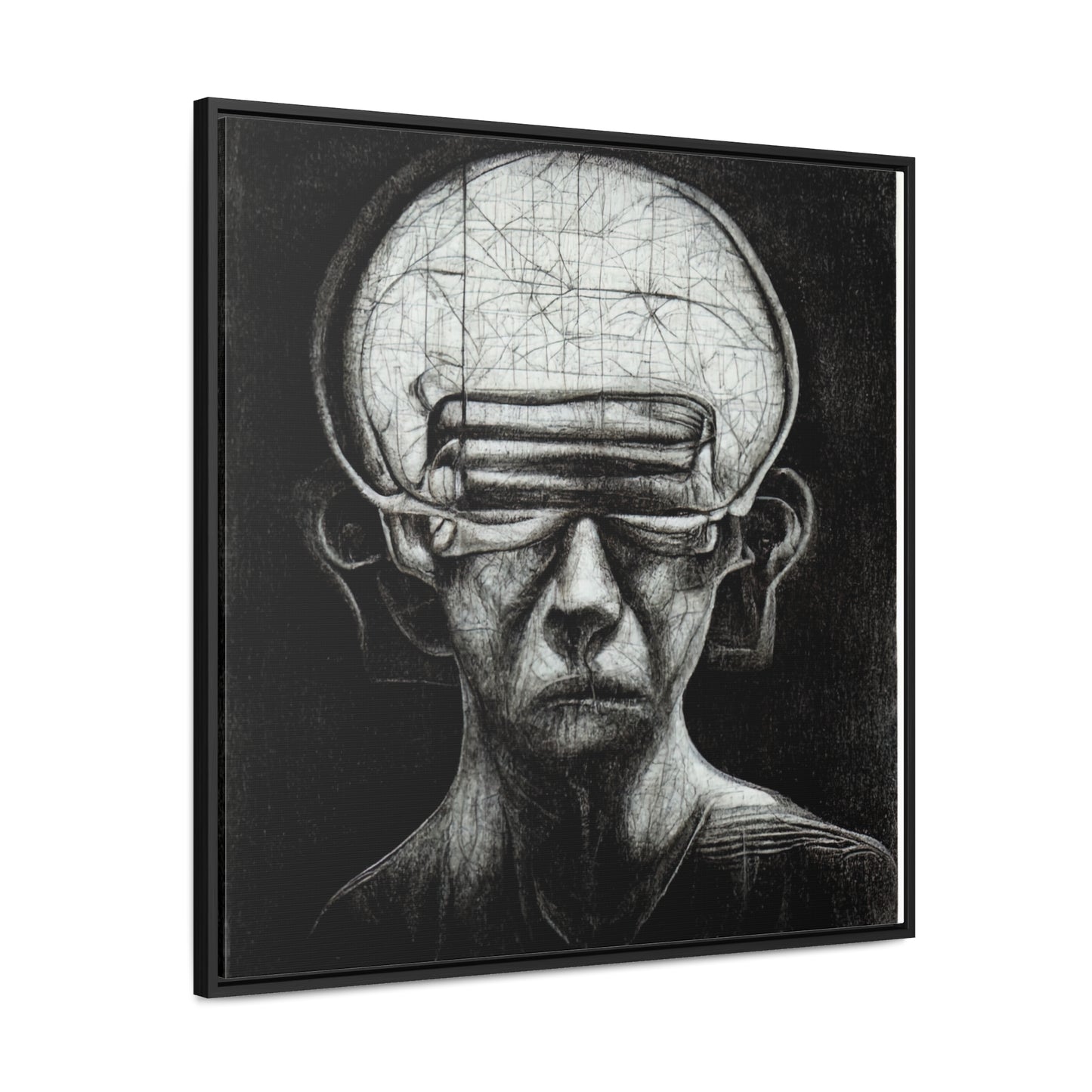 Brain 13, Valentinii, Gallery Canvas Wraps, Square Frame