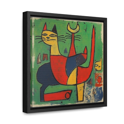 Cat 136, Gallery Canvas Wraps, Square Frame