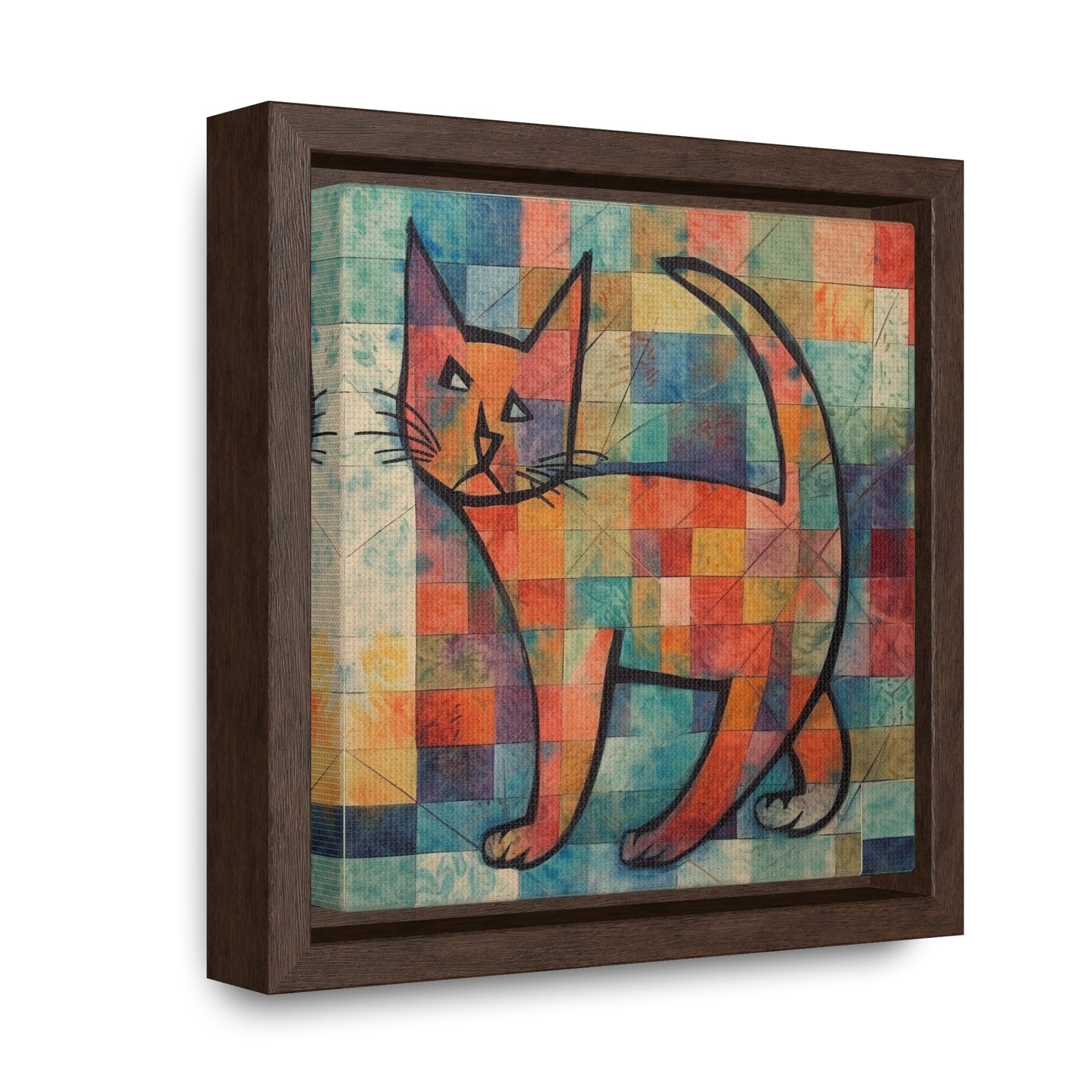 Cat 25, Gallery Canvas Wraps, Square Frame