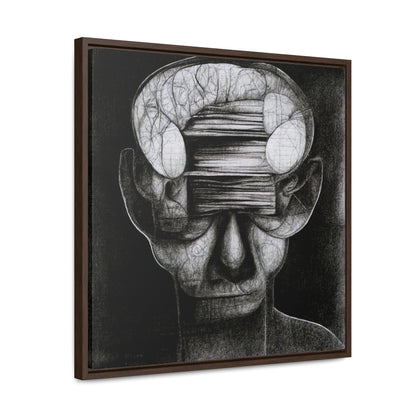 Brain 36, Valentinii, Gallery Canvas Wraps, Square Frame