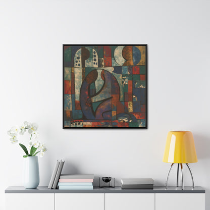 Sad Man 11, Valentinii, Gallery Canvas Wraps, Square Frame