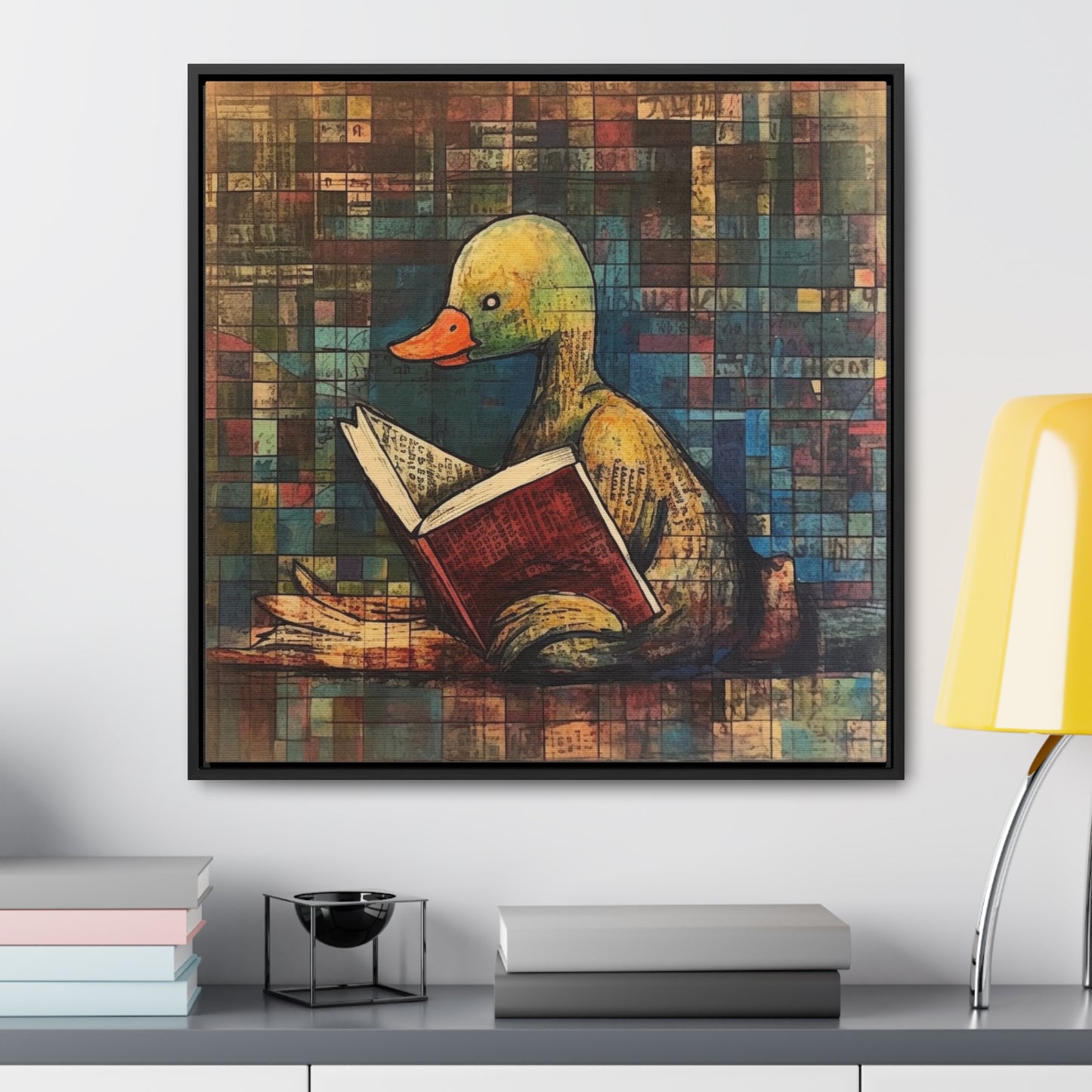 Duck 4, Gallery Canvas Wraps, Square Frame