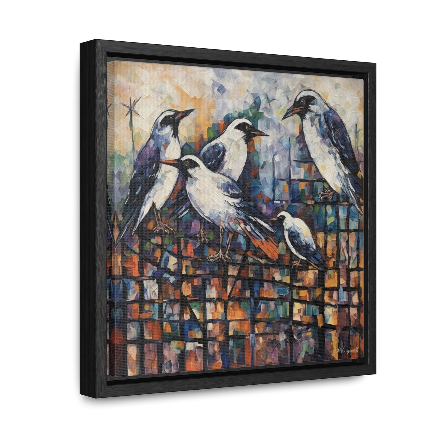 Bird 23, Gallery Canvas Wraps, Square Frame