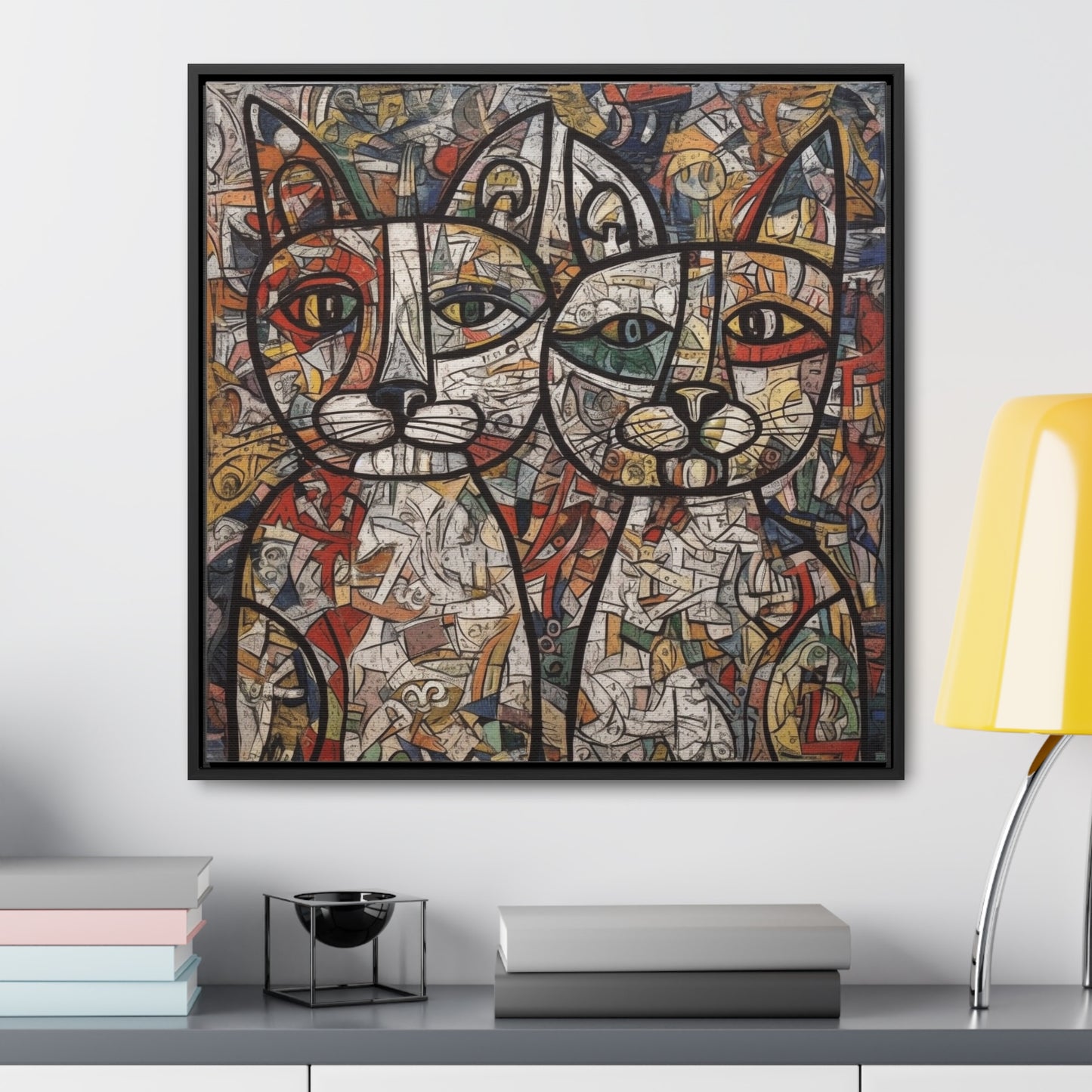 Cat, Gallery Canvas Wraps, Square Frame