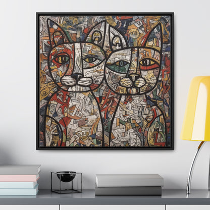 Cat, Gallery Canvas Wraps, Square Frame