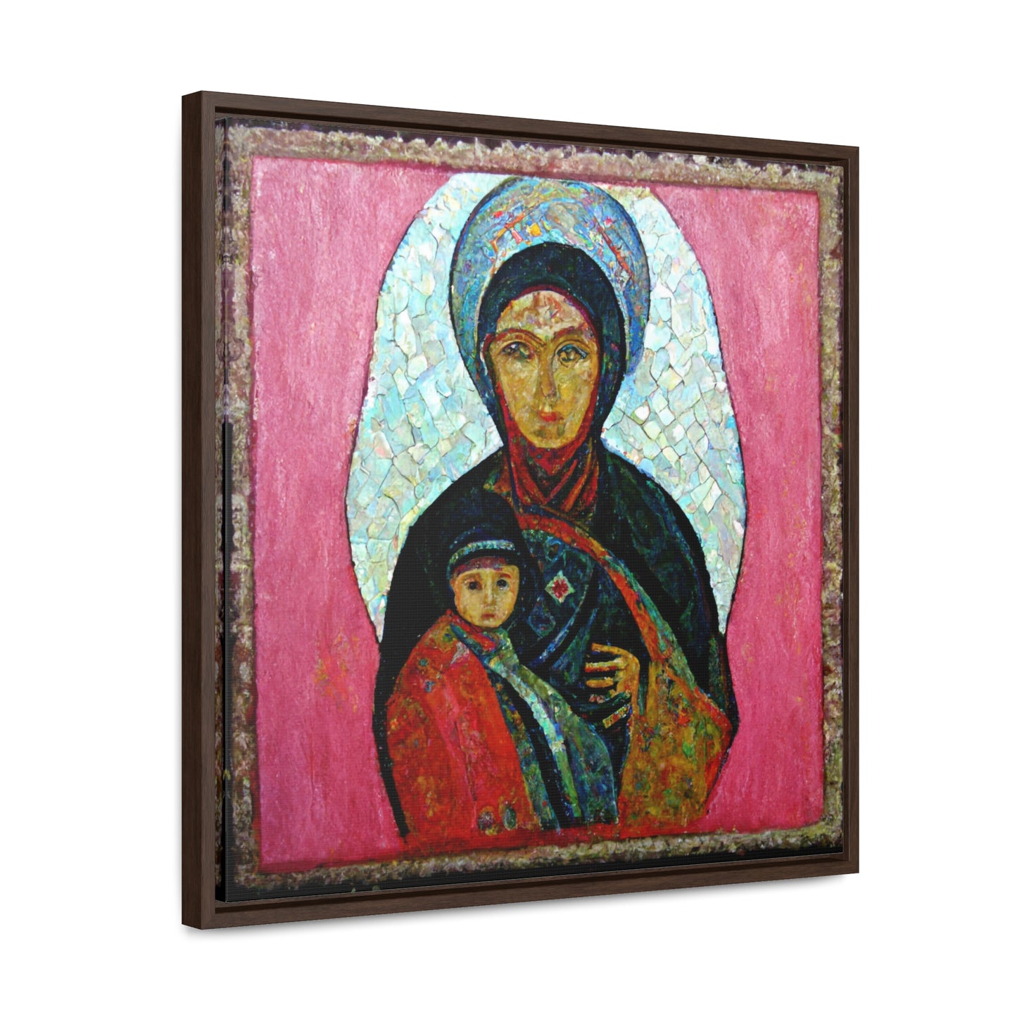 Mary and the Child 22, Valentinii, Gallery Canvas Wraps, Square Frame