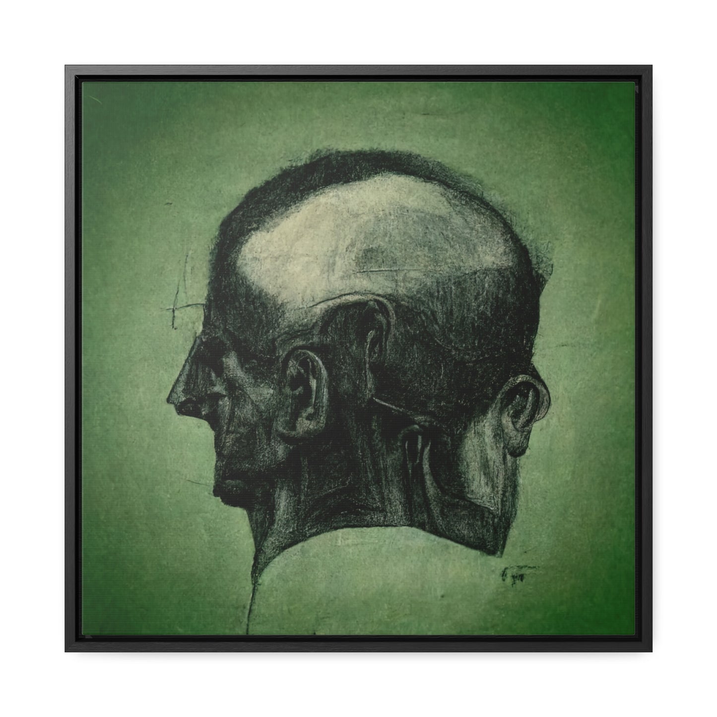 Heads 16, Valentinii, Gallery Canvas Wraps, Square Frame