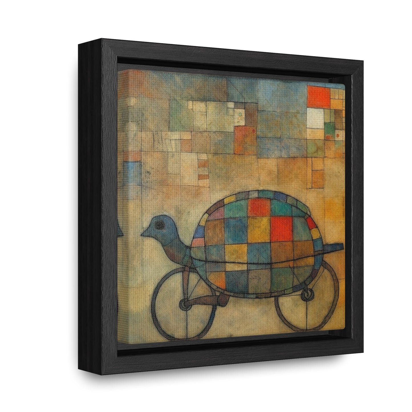 Turtle 9, Gallery Canvas Wraps, Square Frame