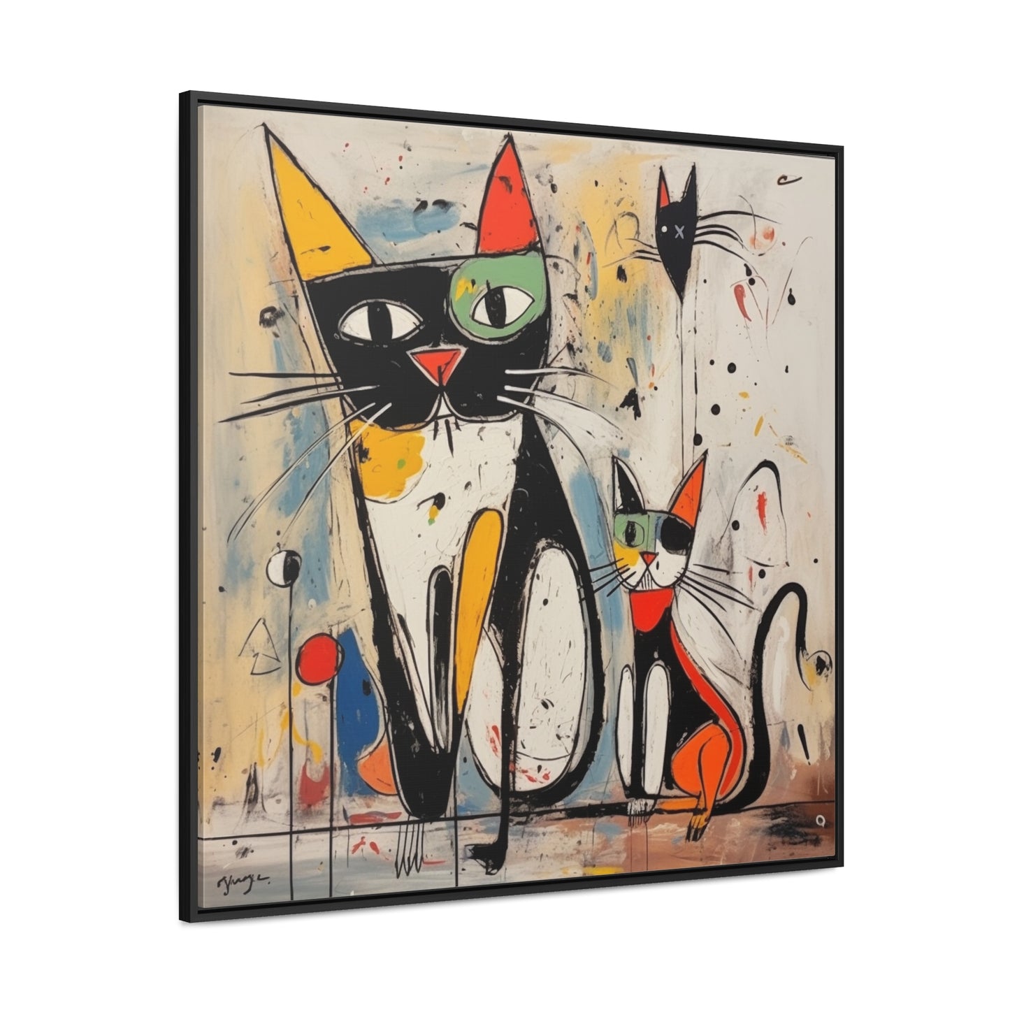 Cat 41, Gallery Canvas Wraps, Square Frame