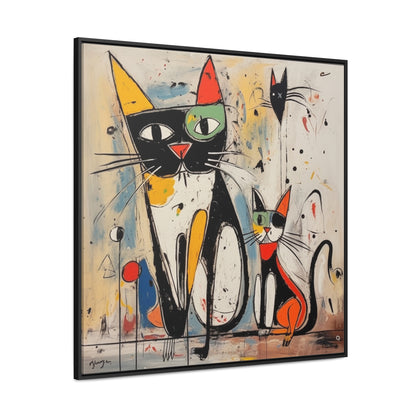 Cat 41, Gallery Canvas Wraps, Square Frame