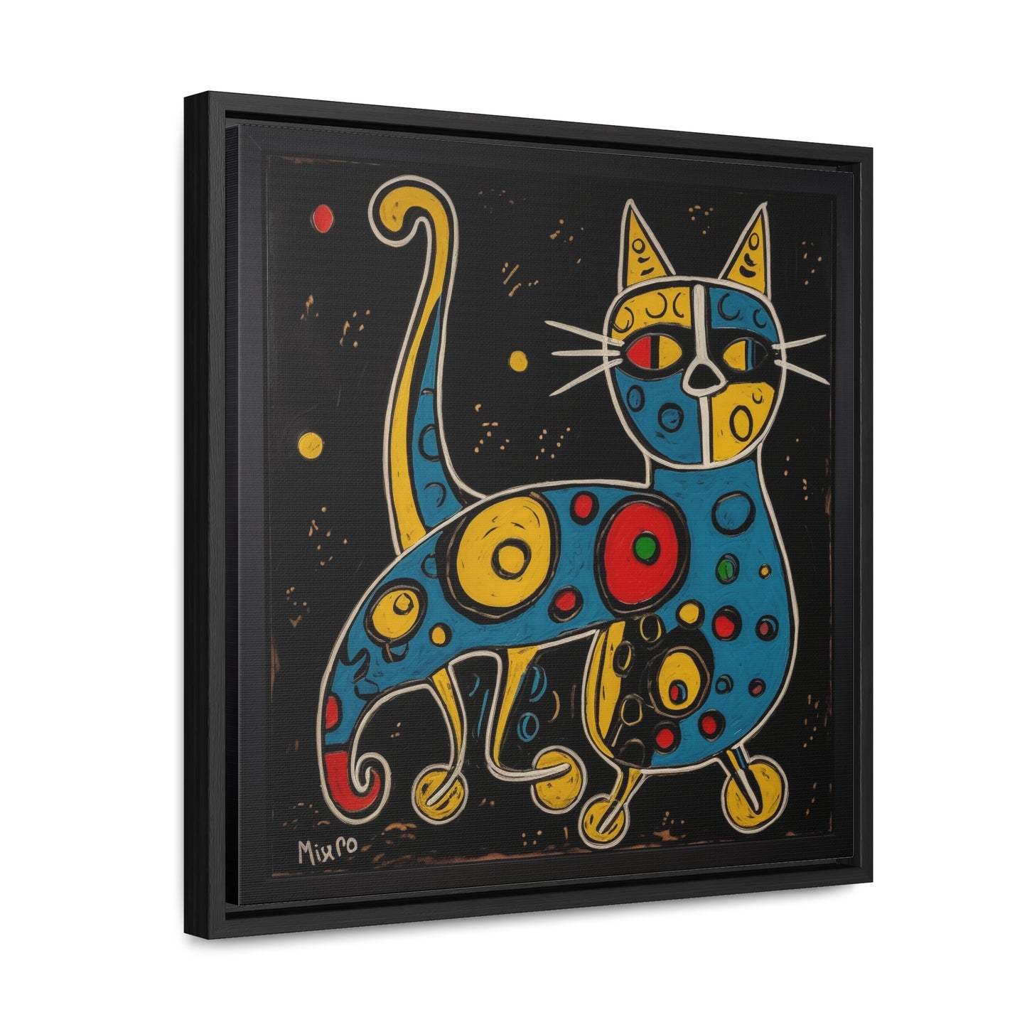 Cat 126, Gallery Canvas Wraps, Square Frame