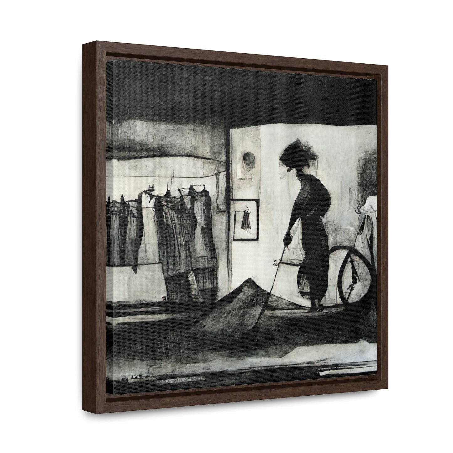 Domestic Memories 30, Valentinii, Gallery Canvas Wraps, Square Frame