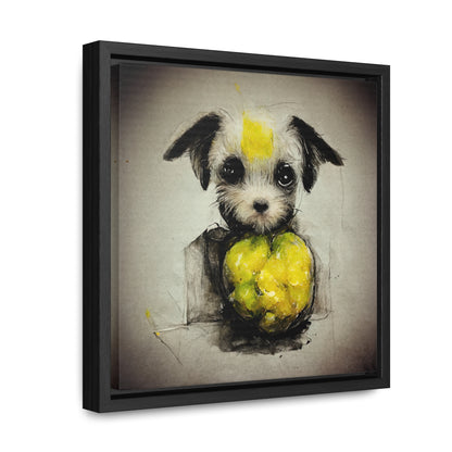 Dogs and Puppies 4, Valentinii, Gallery Canvas Wraps, Square Frame