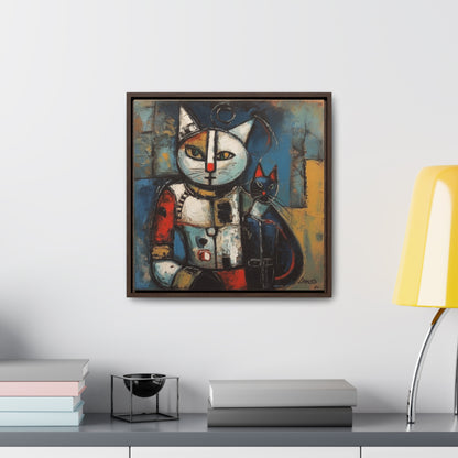 Cat 38, Gallery Canvas Wraps, Square Frame