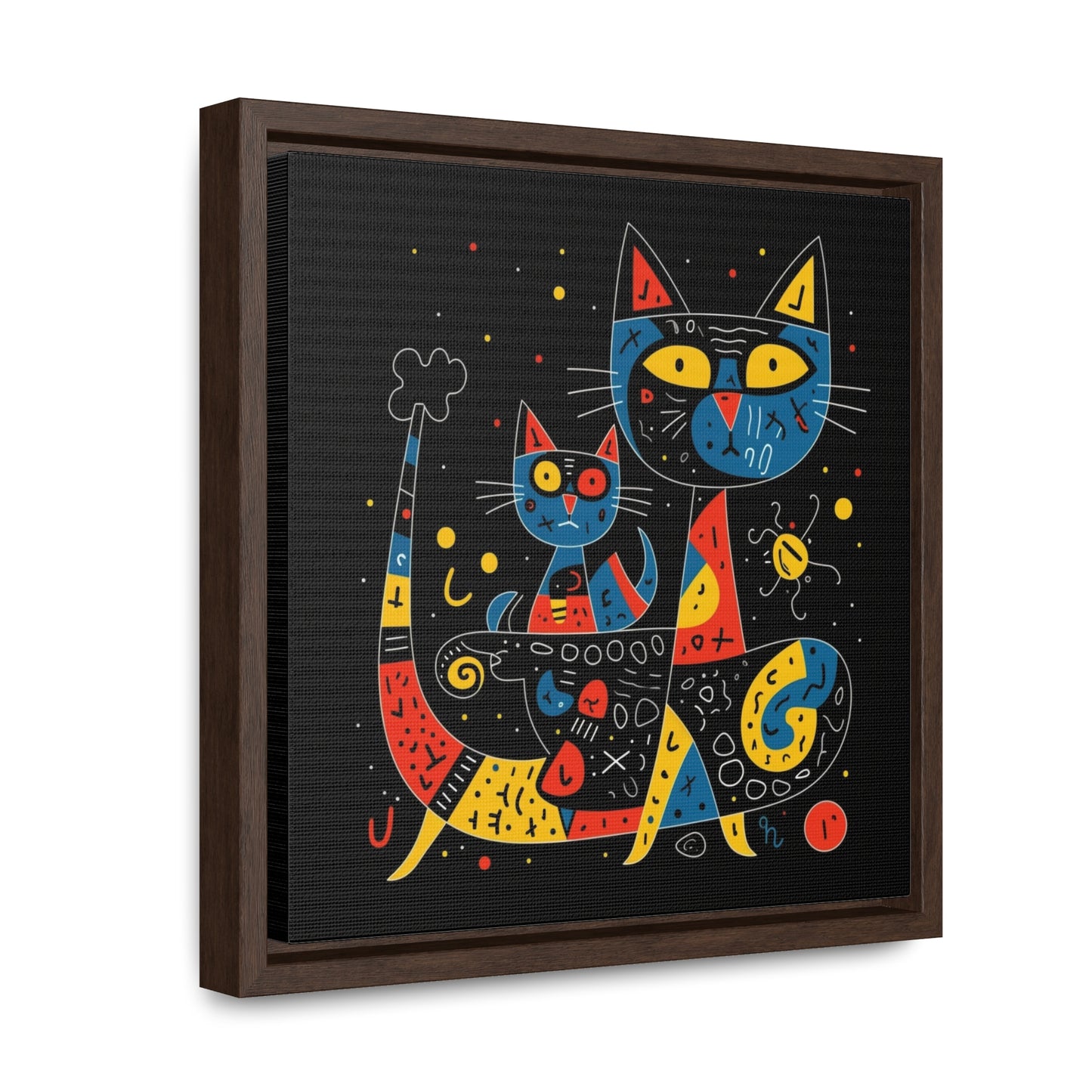 Cat 122, Gallery Canvas Wraps, Square Frame