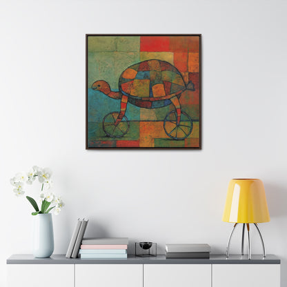 Turtle 19, Gallery Canvas Wraps, Square Frame