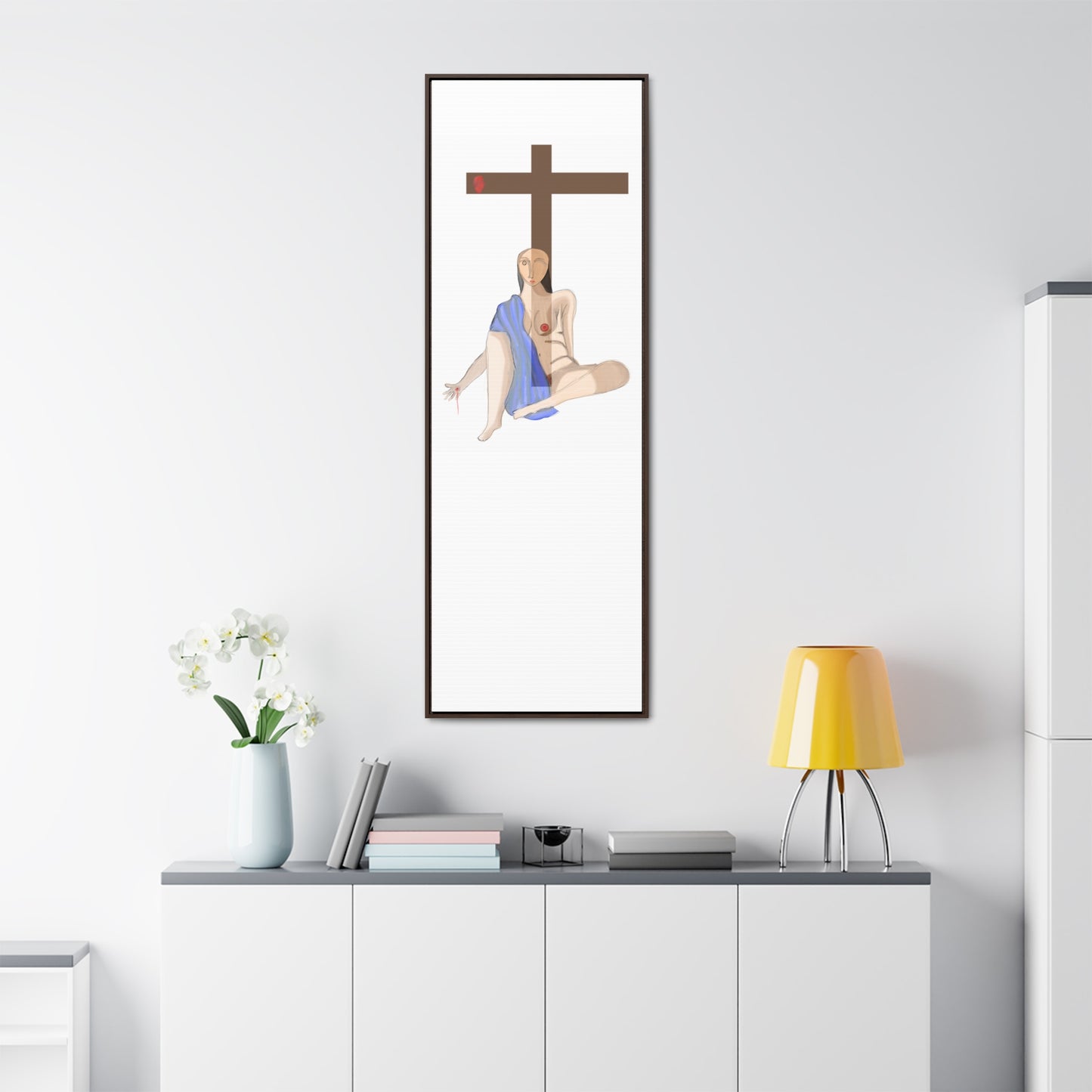 Cross, Original Eduard Pavel, Gallery Canvas Wraps, Vertical Frame