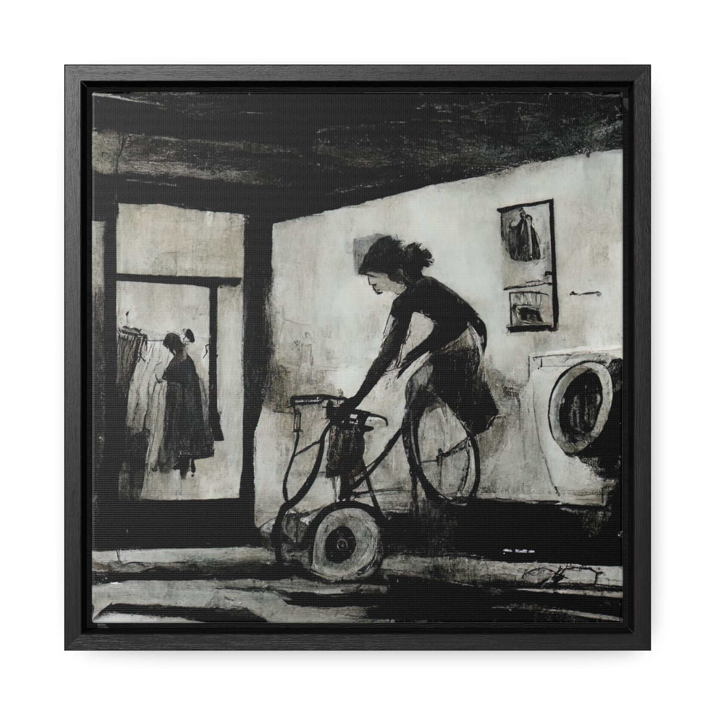 Domestic Memories 21, Valentinii, Gallery Canvas Wraps, Square Frame