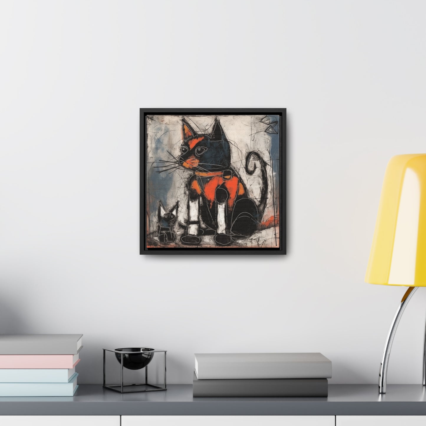 Cat 33, Gallery Canvas Wraps, Square Frame