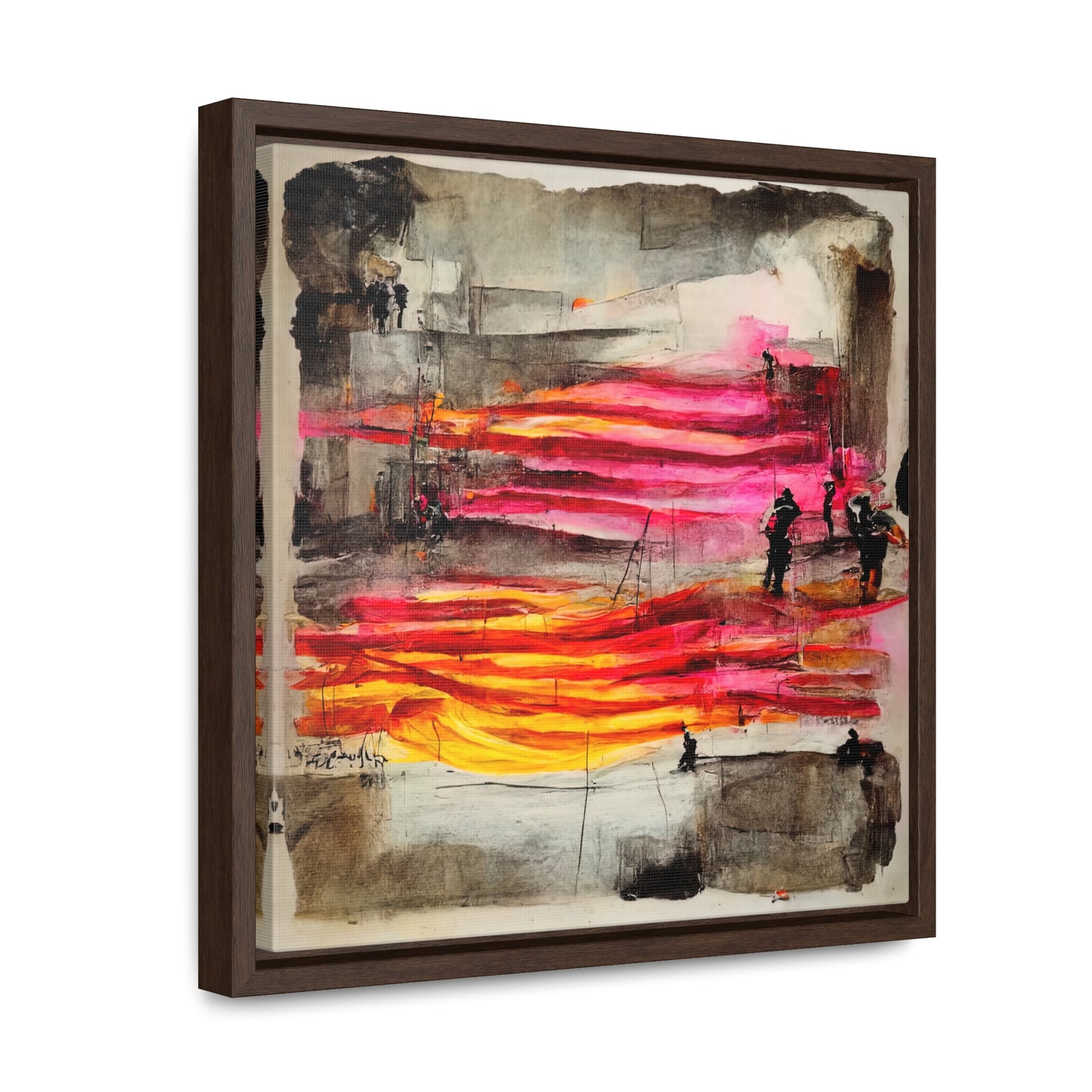 Land of the Sun 6, Valentinii, Gallery Canvas Wraps, Square Frame