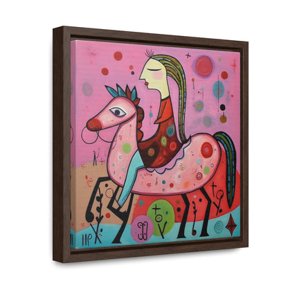 The Dreams of the Child 15, Gallery Canvas Wraps, Square Frame