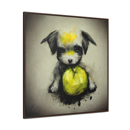 Dogs and Puppies 5, Valentinii, Gallery Canvas Wraps, Square Frame