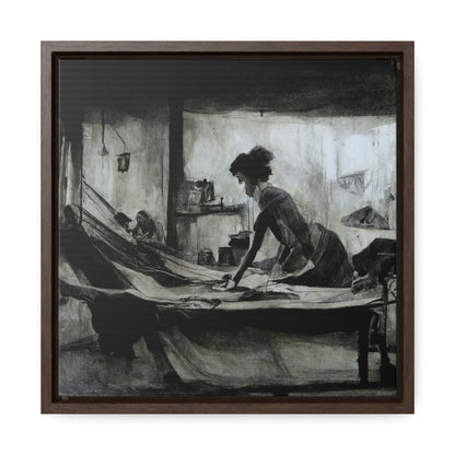 Domestic Memories 49, Valentinii, Gallery Canvas Wraps, Square Frame