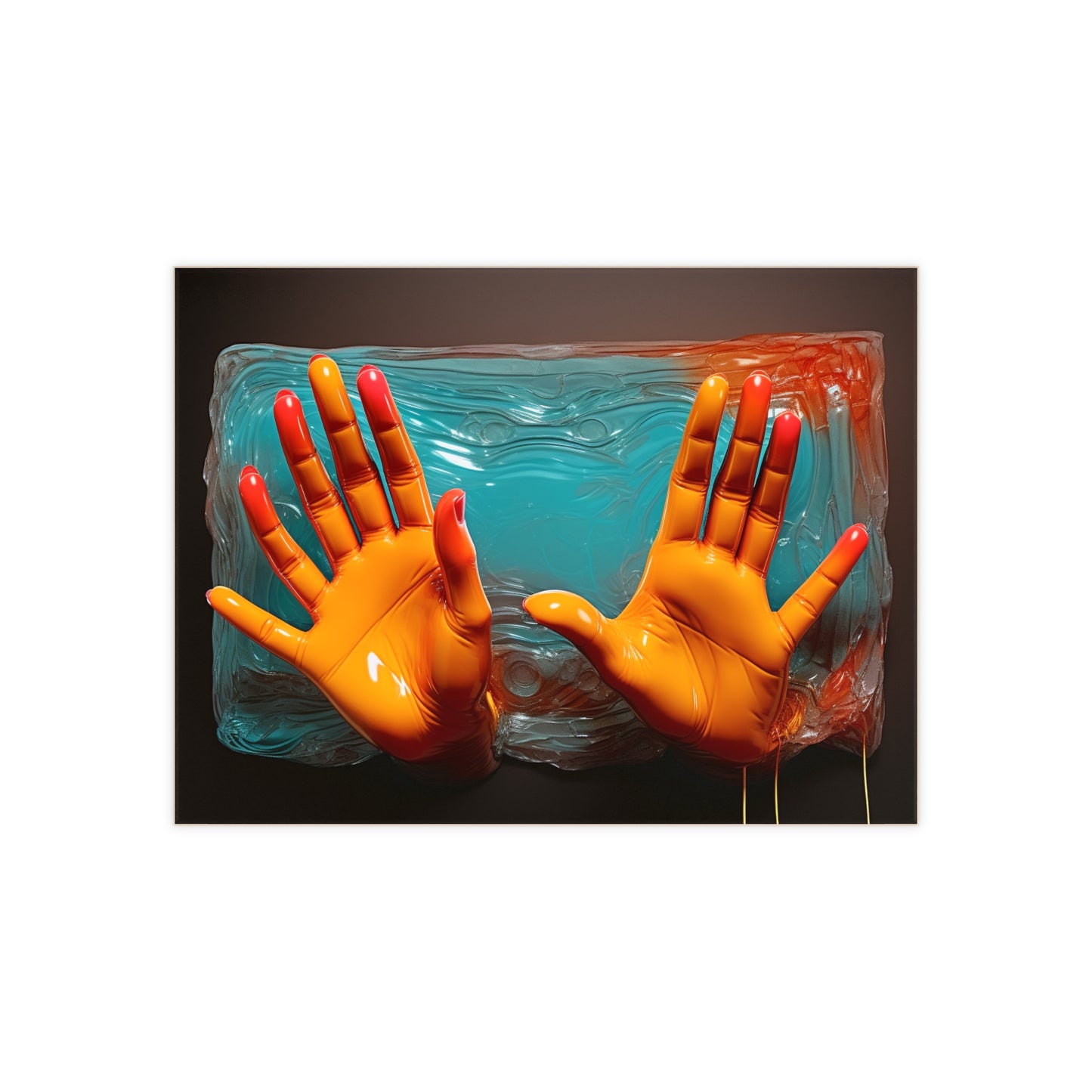 Hands 25, Ceramic Photo Tile