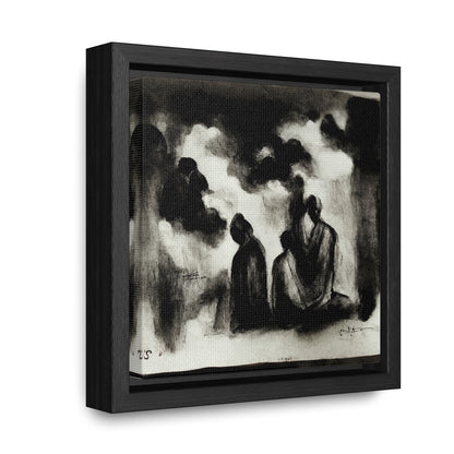 Palaeolithic Prayer 2, Valentinii, Gallery Canvas Wraps, Square Frame