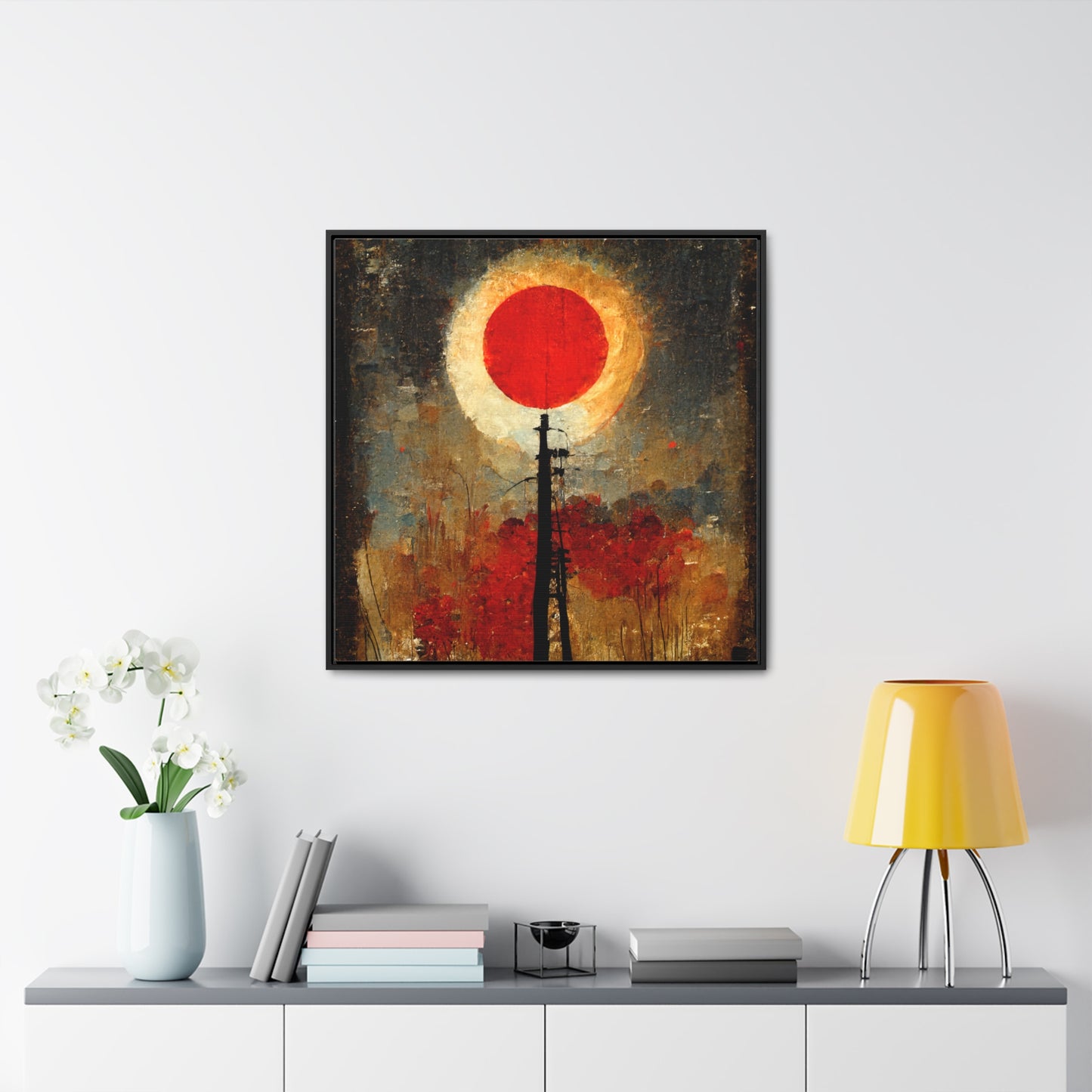 Land of the Sun 14, Valentinii, Gallery Canvas Wraps, Square Frame