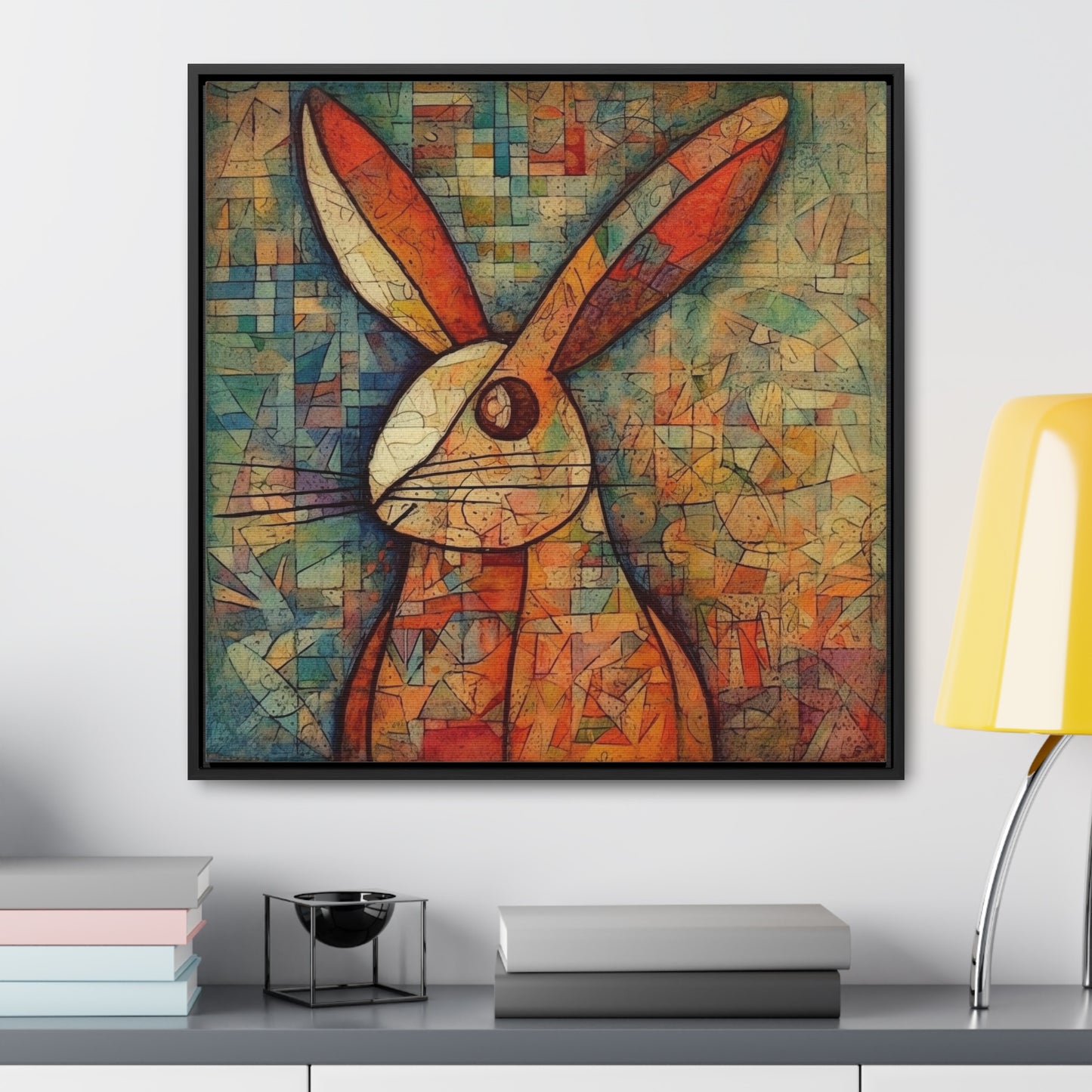 Rabbit 4, Gallery Canvas Wraps, Square Frame