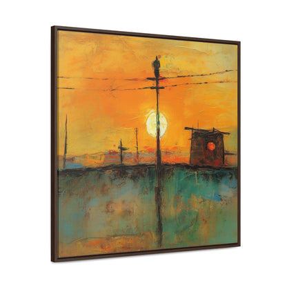 Land of the Sun 50, Valentinii, Gallery Canvas Wraps, Square Frame