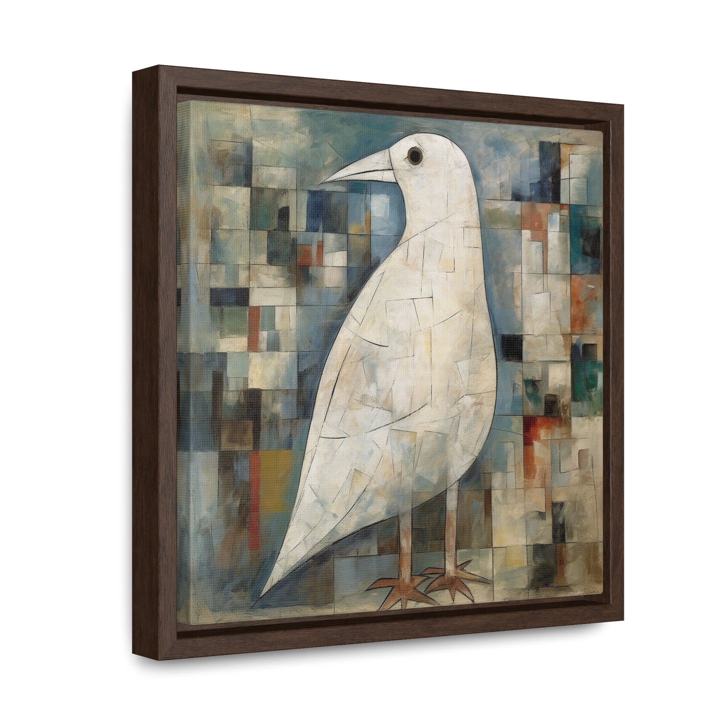 Bird 6, Gallery Canvas Wraps, Square Frame