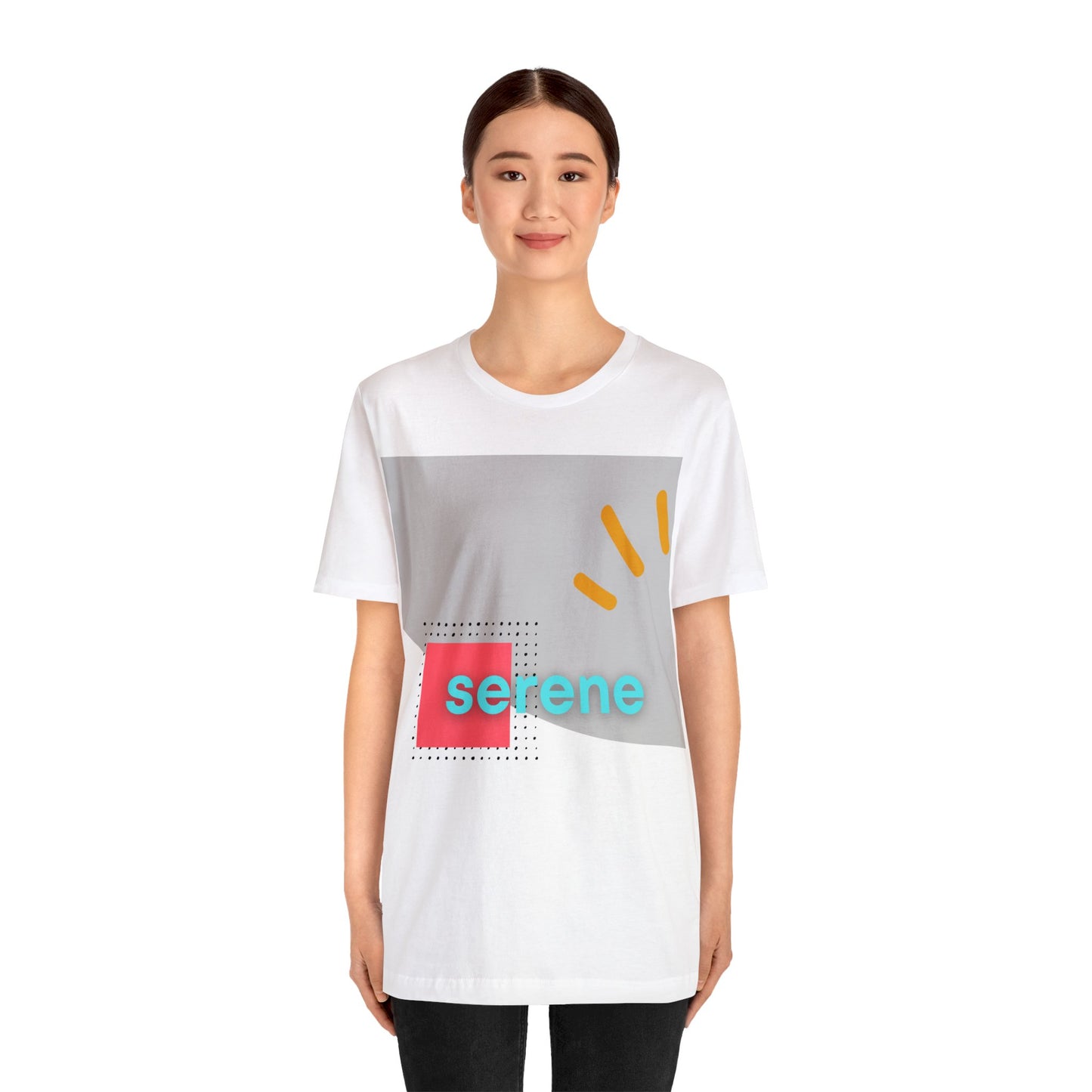 Serene, Unisex Jersey Short Sleeve Tee