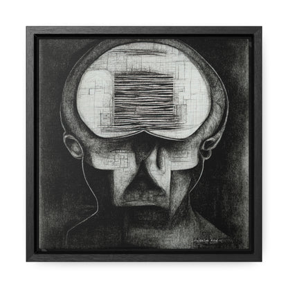 Brain 58, Valentinii, Gallery Canvas Wraps, Square Frame