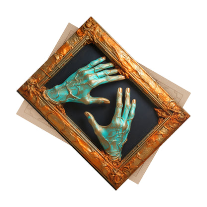 Hands 90, Ceramic Photo Tile