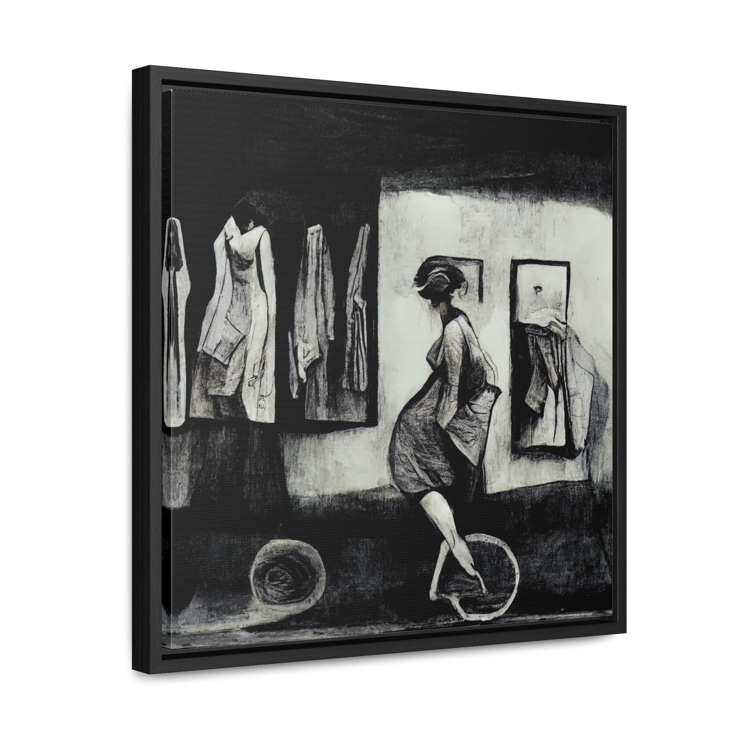 Domestic Memories 43, Valentinii, Gallery Canvas Wraps, Square Frame