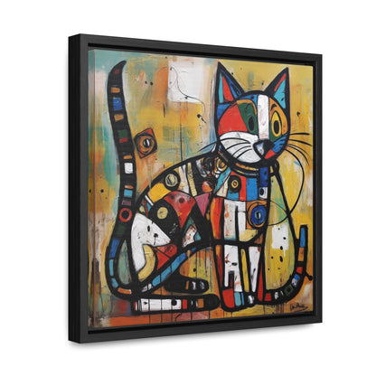 Cat 101, Gallery Canvas Wraps, Square Frame