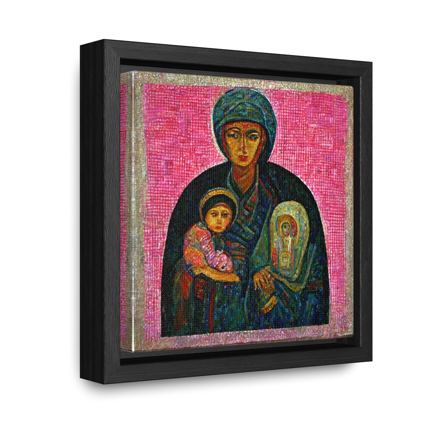 Mary and the Child 28, Valentinii, Gallery Canvas Wraps, Square Frame