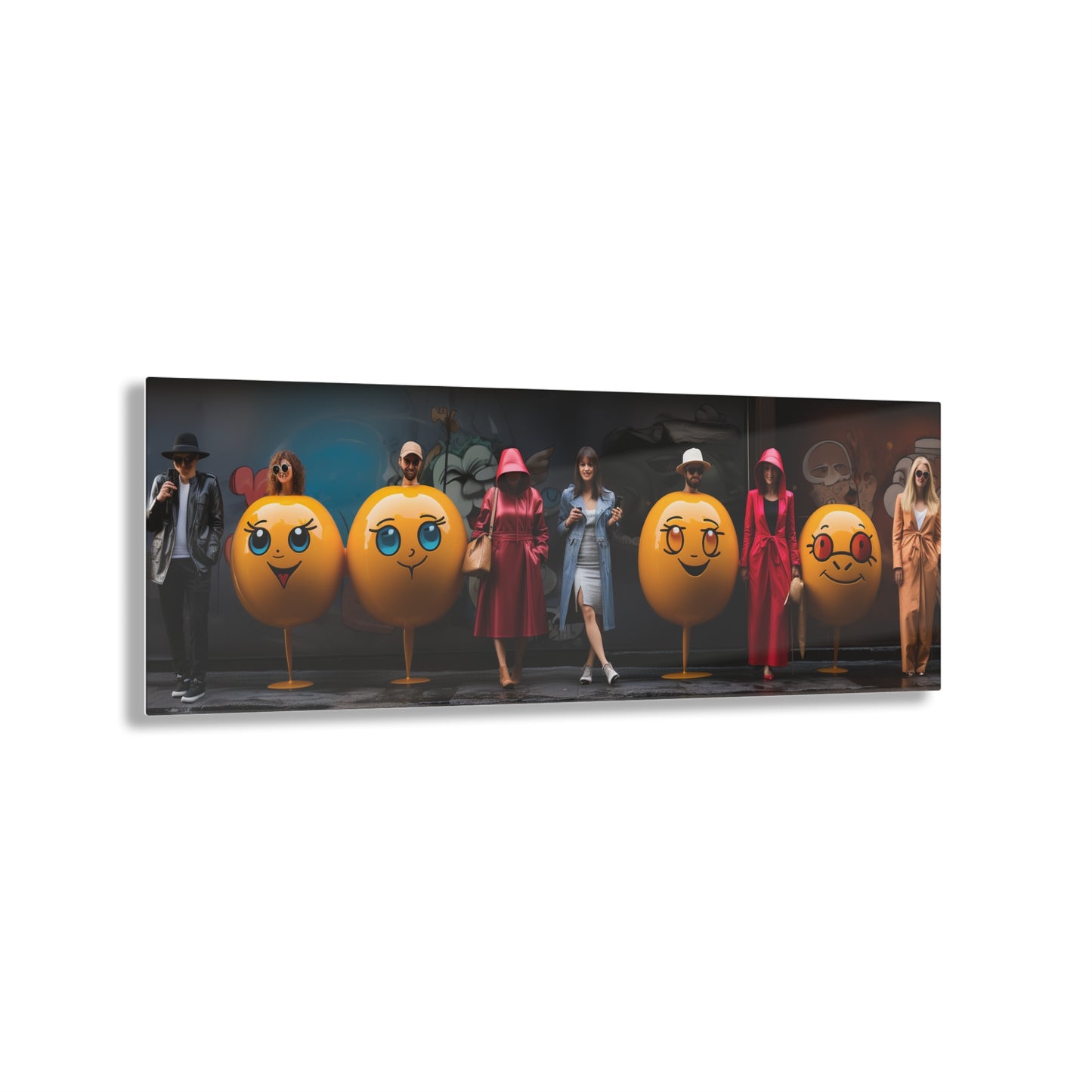 Emoji 34, Acrylic Prints