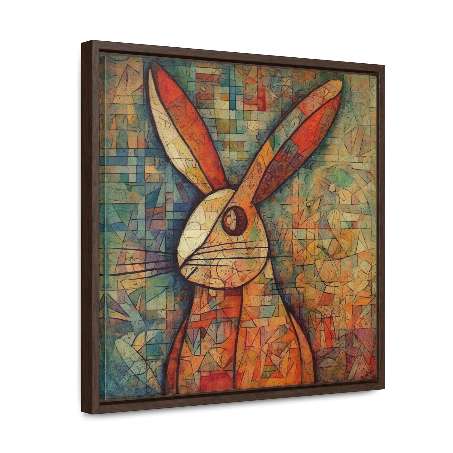 Rabbit 4, Gallery Canvas Wraps, Square Frame